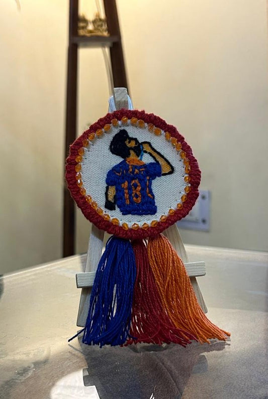 Virat Kohli Hoop Charm