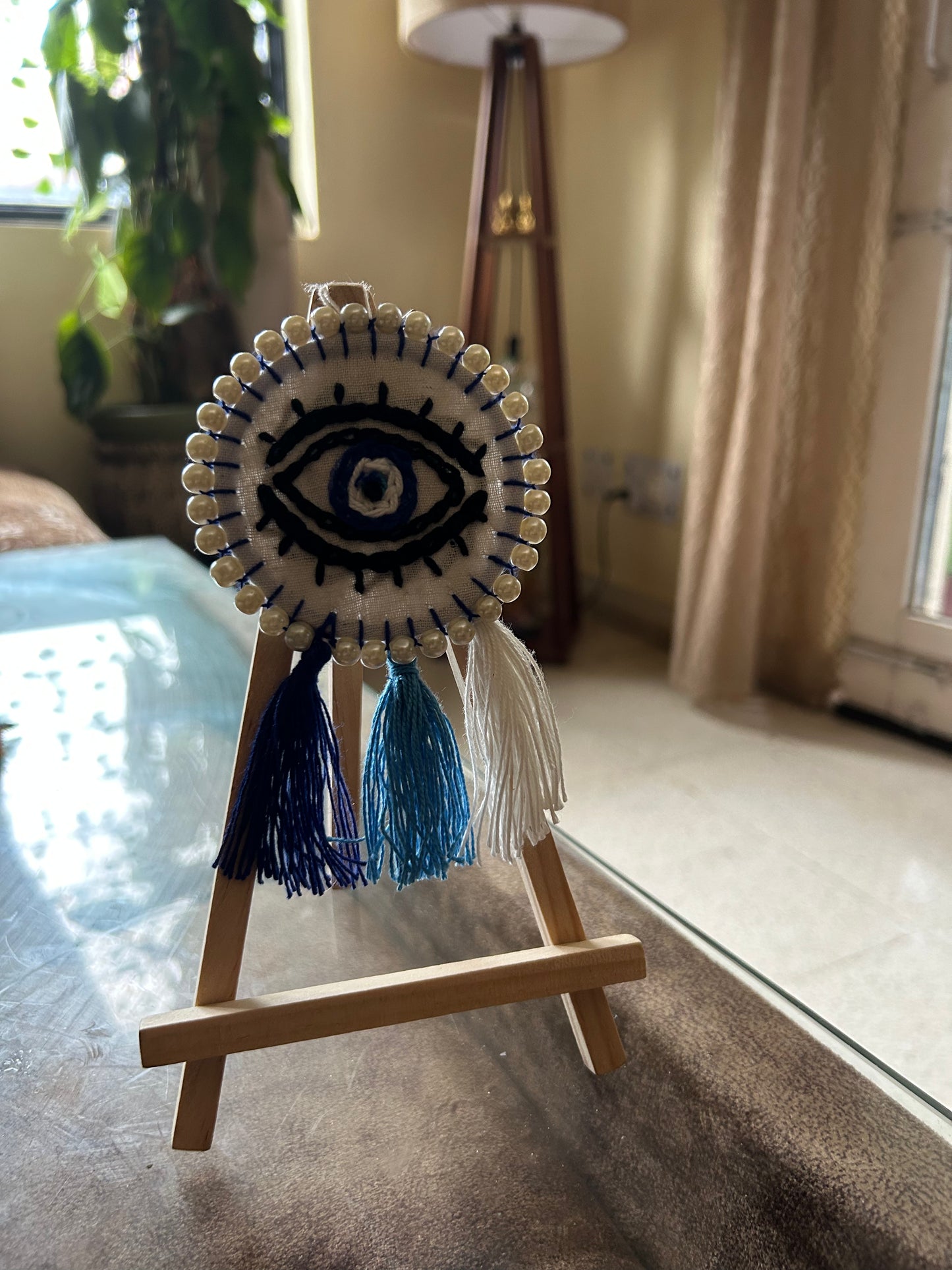 Evil Eye Hoop Charm