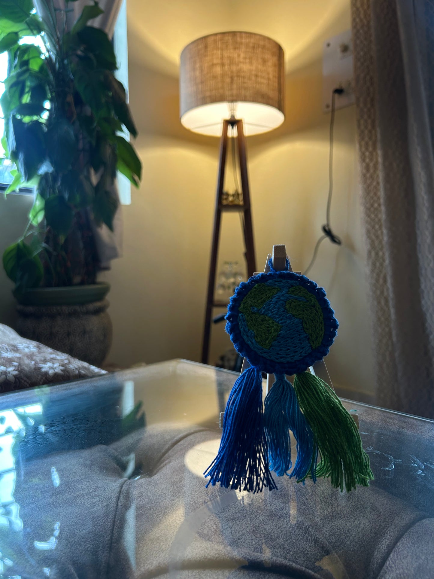 Earth Hoop Charm