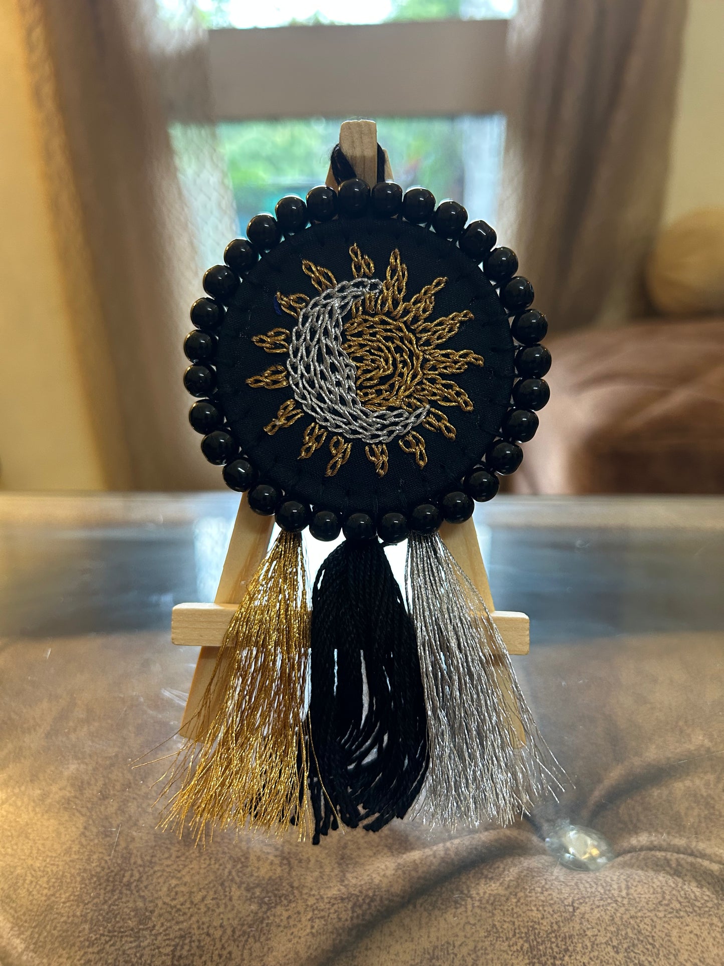 Sun Moon Duality Hoop Charm