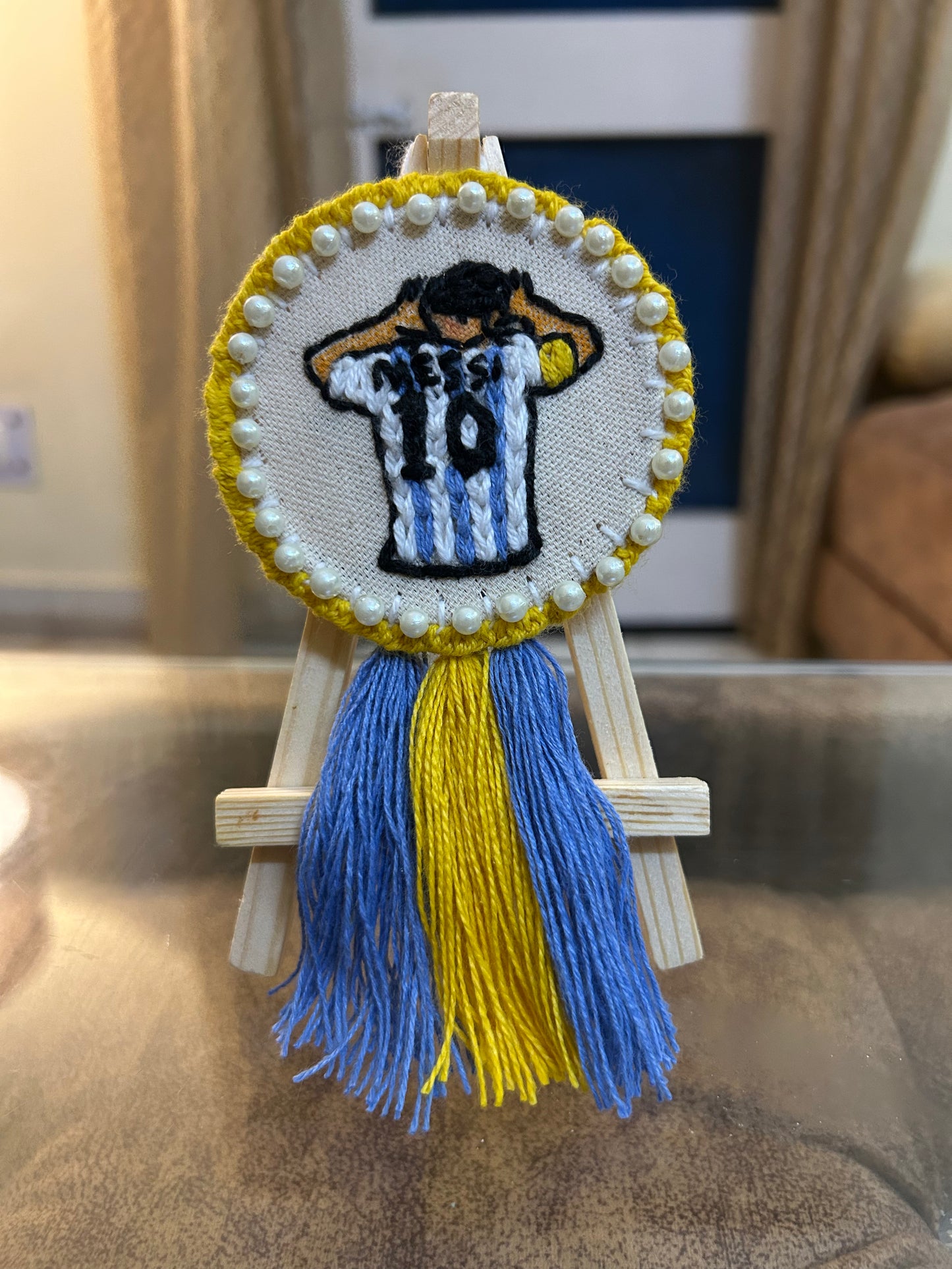 Messi #10 Hoop Charm
