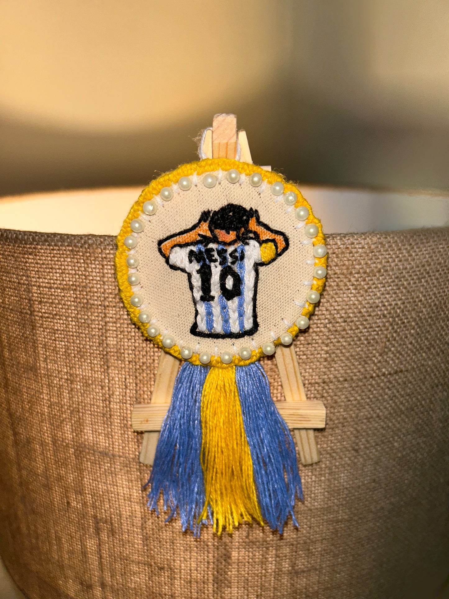 Messi #10 Hoop Charm