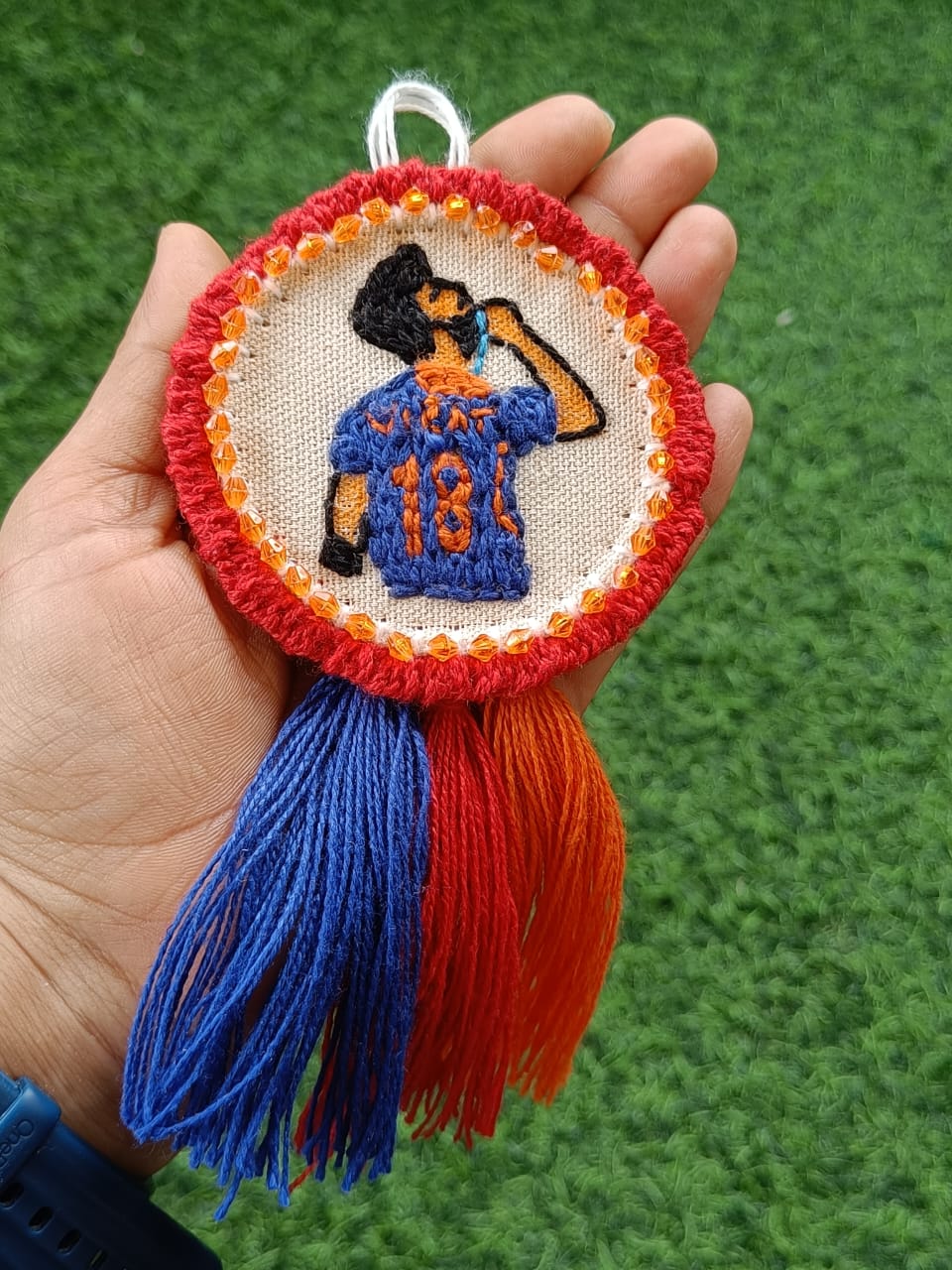 Virat Kohli Hoop Charm