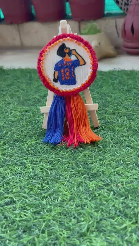 Virat Kohli Hoop Charm
