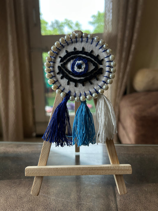 Evil Eye Hoop Charm