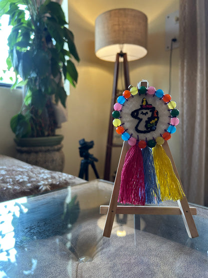Unicorn Hoop Charm