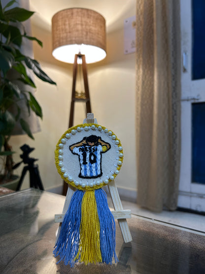 Messi #10 Hoop Charm