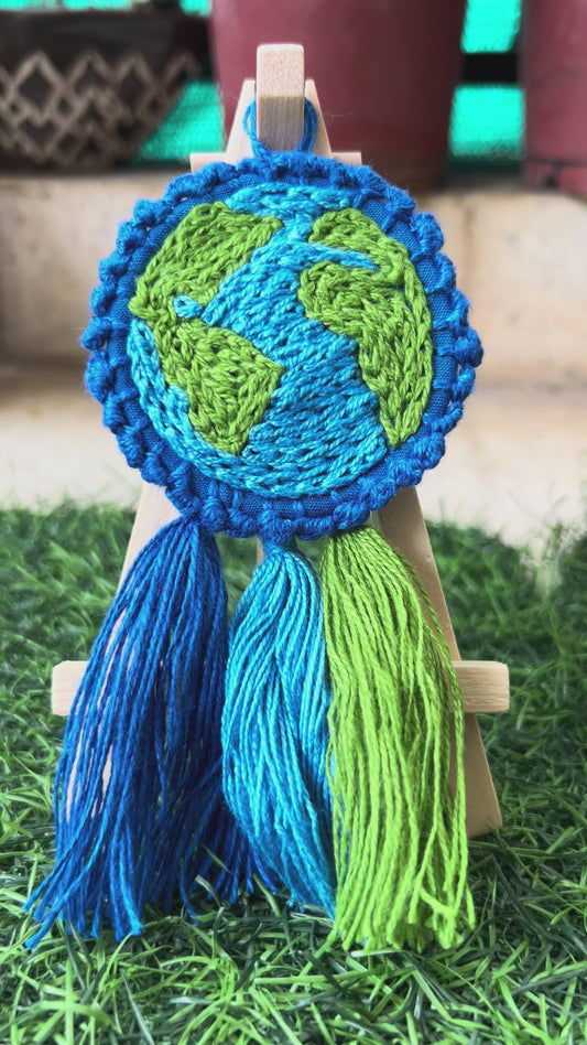 Earth Hoop Charm