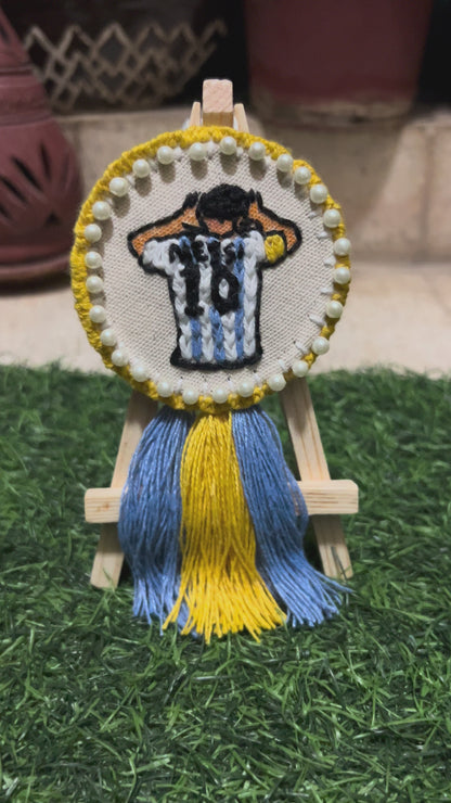Messi #10 Hoop Charm