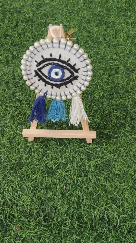 Evil Eye Hoop Charm